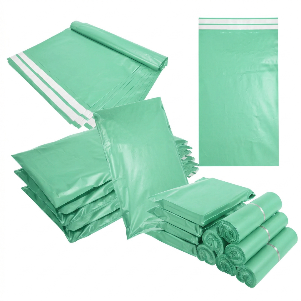 Poly Bags Green 25x30(CM)