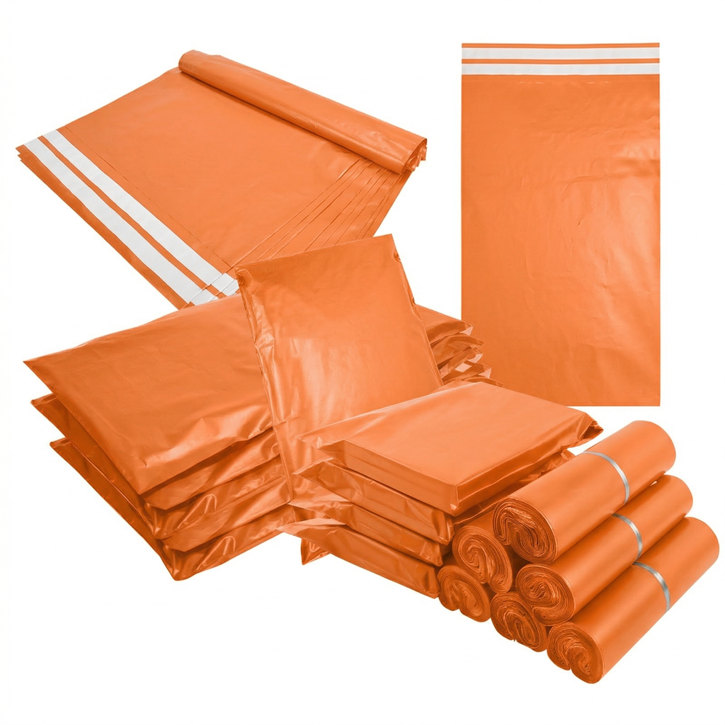 Polybeutel Orange 32x40(CM)