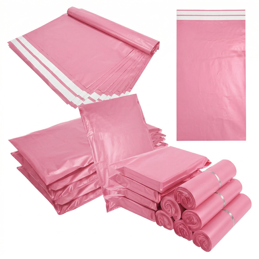 Poly Bags Pink 32x40(CM)